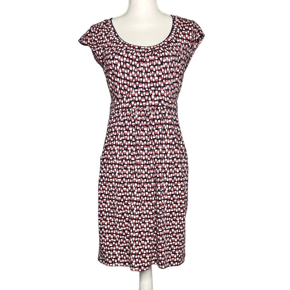 Boden Scoop Neck Cap Sleeve Weekend Jersey Dress